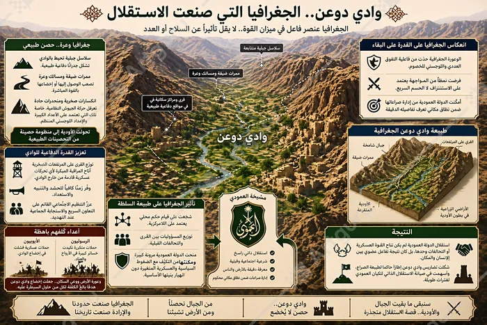 وادي دوعن: الجغرافيا التي صنعت الاستقلال