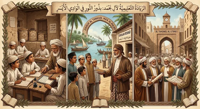 الريادة التعليمية لآل بحمد: بذور النور في الوادي الأيسر