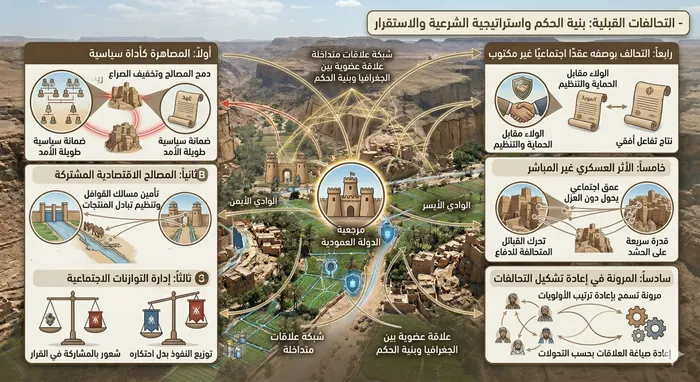 التحالفات القبلية: بنية الحكم واستراتيجية الشرعية والاستقرار