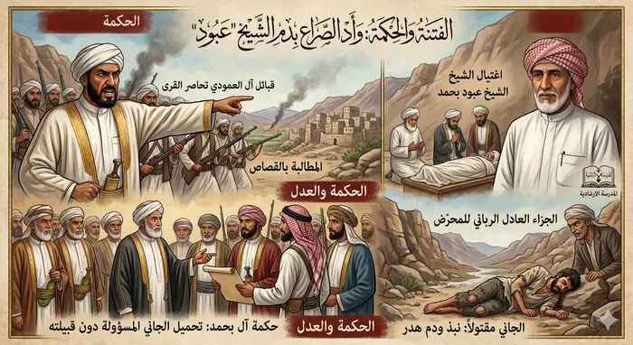 الفتنة والحكمة: وأد الصراع بدم الشيخ عبود بحمد