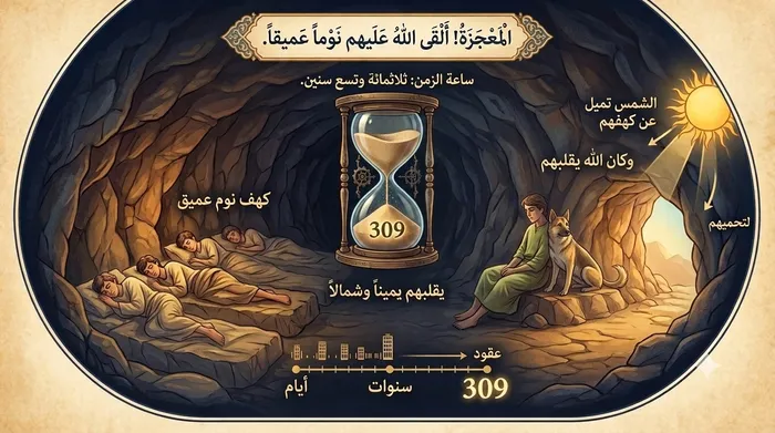صورة تعبيرية لأصحاب الكهف