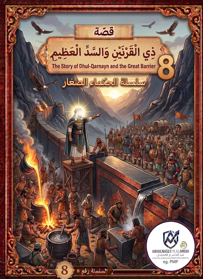 غلاف الكتاب: قصة ذي القرنين والسد العظيم