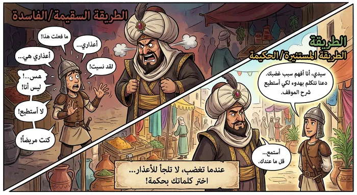 الاعتراف بالخطأ مع الحل