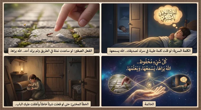 الفعل الصغير، الكلمة السرية، والخطأ المختبئ