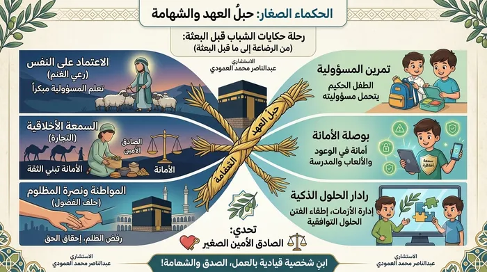 اللوحة الإرشادية: حبل العهد والشهامة