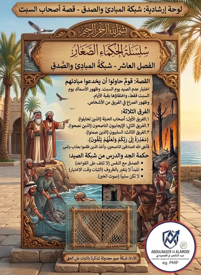 اللوحة الإرشادية: شبكة المبادئ والصدق