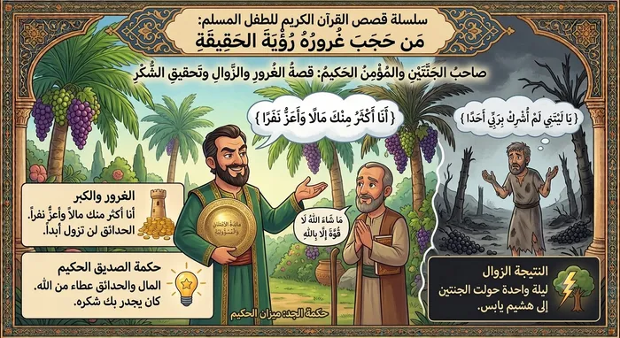 من حجب غروره رؤية الحقيقة: الغرور والزوال